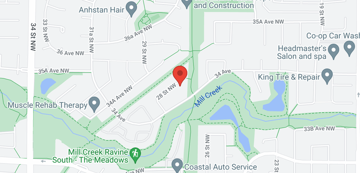 map of 3447 28 ST NW